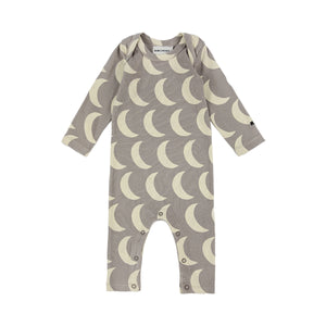 3-6 Month Moon All Over Overall Footless Onesie