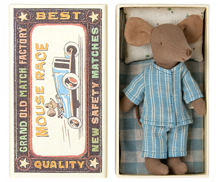 Big Brother Mouse in a Matchbox- Blue