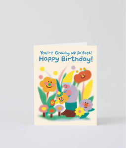 Growing Up Fast Birthday Card