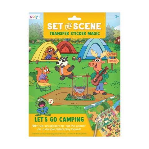 Set the Scene Transfer Sticker Magic - Let's Go Camping!