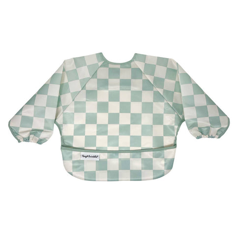 Mess-Proof Full Sleeve Bibs in Checkers