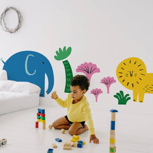 Into the Jungle - Kids Nursery Room Wall Sticker