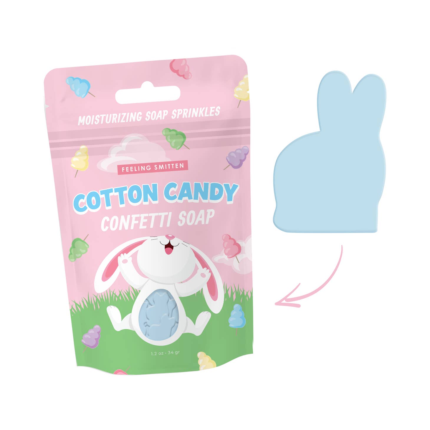 Easter Cotton Candy Confetti Soap