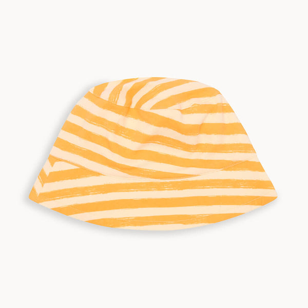 Orange Stripe Sun Hat