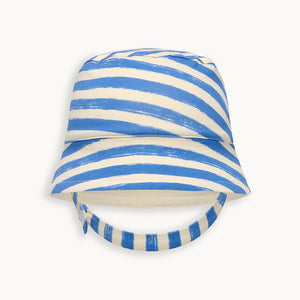 Blue Stripe Sun Hat
