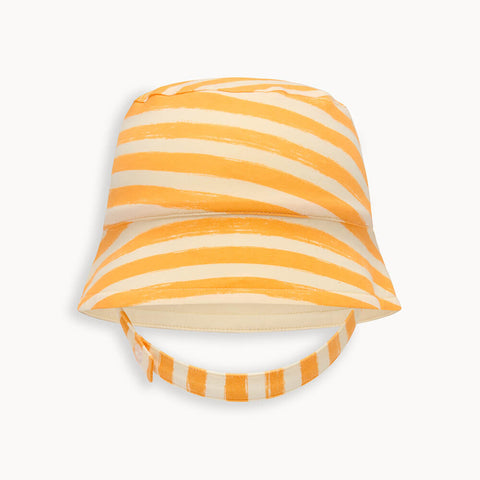 Orange Stripe Sun Hat