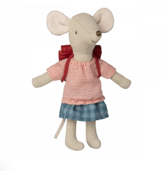 Tricycle Mouse, Big Sister with a Bag