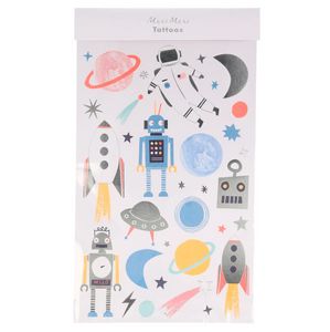 Space Tattoo Sheets  (Set of 2)