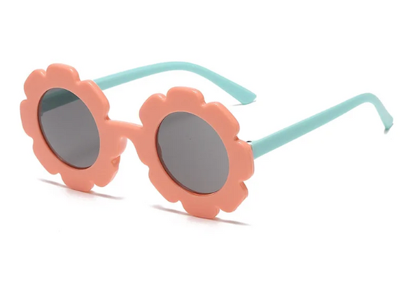 Two Tone Flower Sunglasses