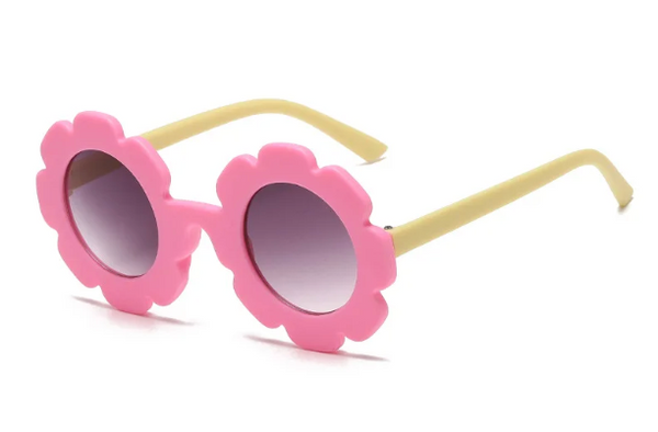 Two Tone Flower Sunglasses