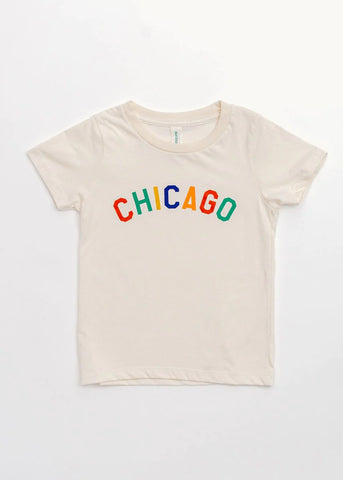 Sweet Home Chicago Youth Tee in Natural