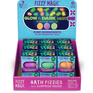 Bath Bombs with Glow in the Dark Surprises