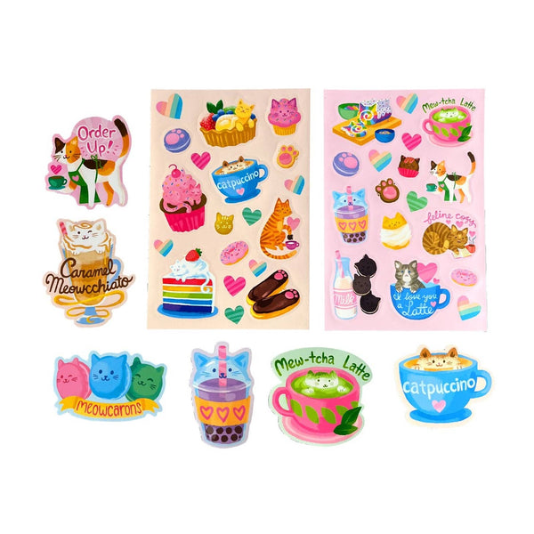 Stickiville Scented Stickers: Cat Cafe