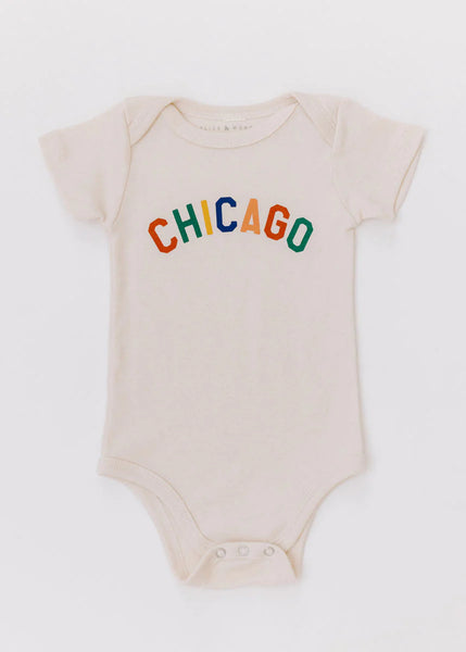 Sweet Home Chicago Onesie in Natural