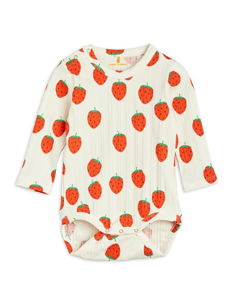 Strawberries Long Sleeve Bodysuit