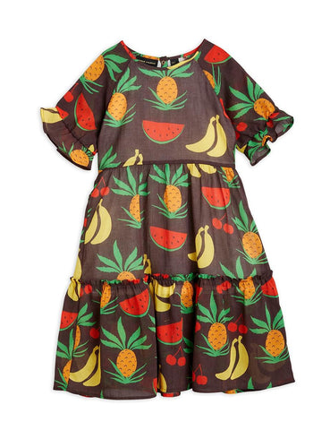 Fruits All Over Woven Dress