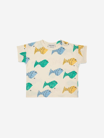 Baby Multicolor Fish All Over T-Shirt