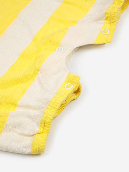 9 Months Yellow Stripes Playsuit