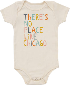 There's No Place Like Chicago Baby Onesie