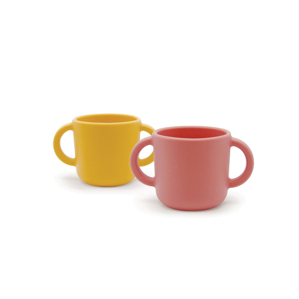 Silicone Training Cup with Handles - Set of 2
