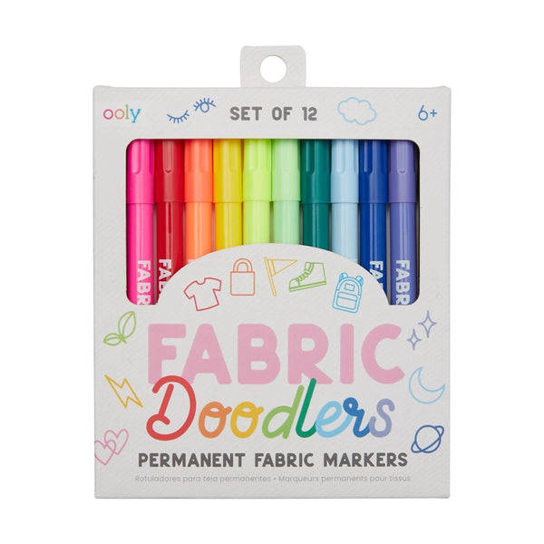 Fabric Doodle Markers - Set of 12
