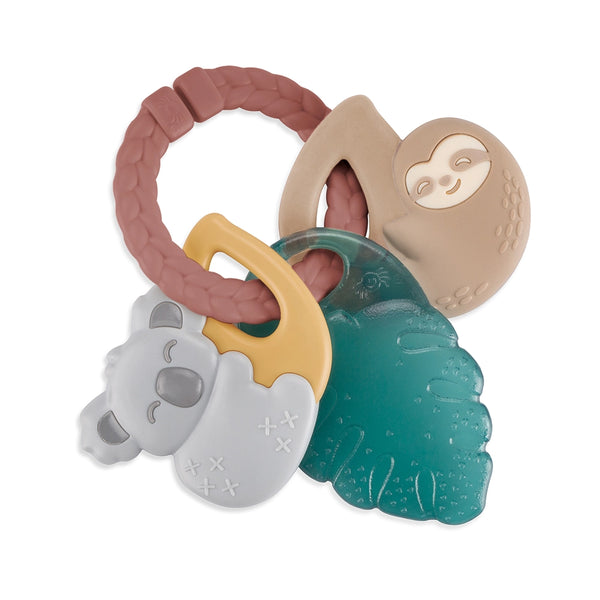 Tropical Itzy Keys Textured Ring with Teether + Rattle