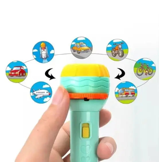 2-in-1 Projector Flashlight Toy