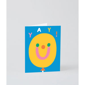 Yay Balloon Kids Card