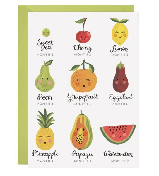 Fruit Pregnancy - Card