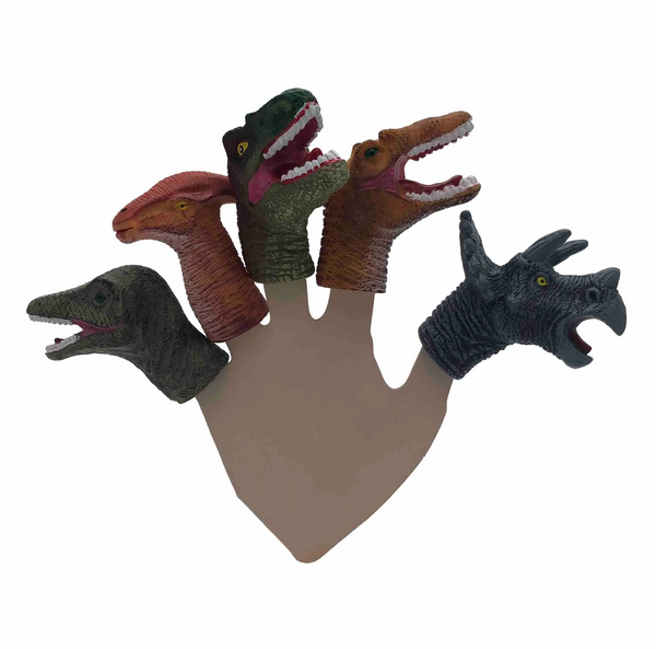 Dinosaur 5 Piece Finger Puppet Set