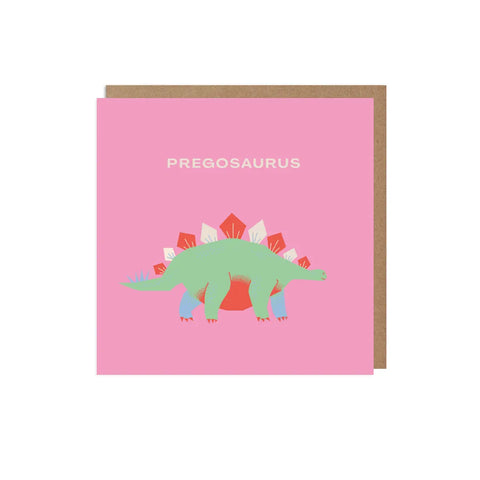 Pregosaurus Dino Pregnancy Card