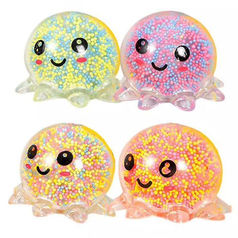 Octopus Squishy Toy with Water Beads