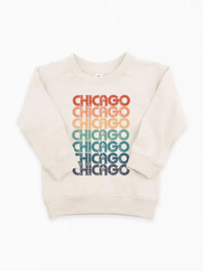 Retro Repeat Chicago Rainbow Pullover