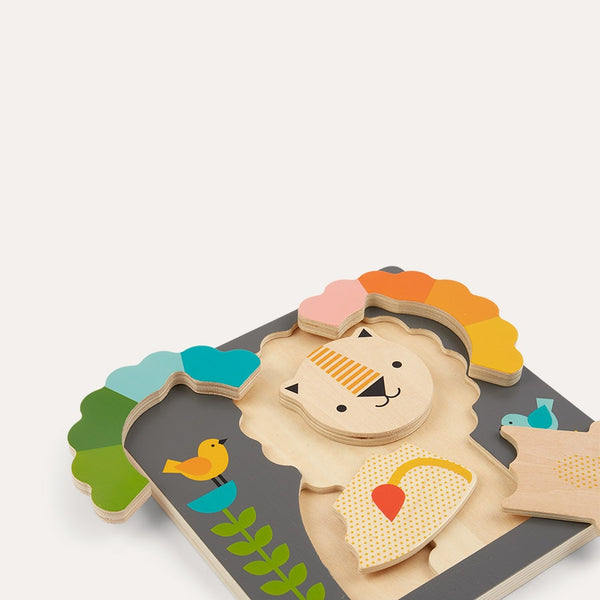 Little Lion Chunky Wood Puzzle