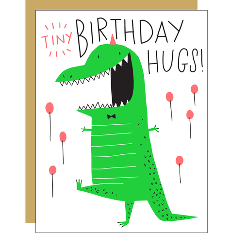 Tiny Hugs Birthday Card